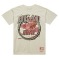 thumbnail image 2 of Men's Mitchell & Ness Tan Miami Heat Hardwood Classics Vintage Soul Crown Jewels T-Shirt, 2 of 5