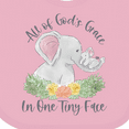 thumbnail image 4 of Inktastic All of God's Grace in One Tiny Face Boys or Girls Baby Bib, 4 of 4