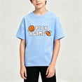 thumbnail image 4 of Ohufall Children's Boys Tees Basketball Printed Breathable T Shirts Round Neck Short Sleeved Tshirt 1-12Y, 4 of 4
