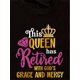thumbnail image 2 of Casual Short Sleeve Retired Print Crew Neck T-Shirt - Women's Spring & Summer Clothing, 2 of 6