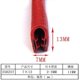 thumbnail image 1 of 1M U-shaped Sealing Strip Rubber Edging Stainless Steel Edge Sealing Protectio Door Seal Strip Car Dustproof Safety Seals Strips, 1 of 5