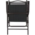 thumbnail image 6 of Costway Set of 2 Patio Folding Sling Back Chairs Camping Deck Garden Beach Black, 6 of 8