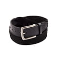 thumbnail image 2 of Harbor Bay by DXL Big and Tall Men's Stretch Braided Leather Belt, Black, 42/44, 2 of 4