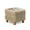 Beach Starfish Shell Wood, variant on Jiueut Brown Cow Print Ottoman Slipcover, Stretch Square Ottoman Covers Slipcover Soft Storage Footrest Stool Cover Footstool Protection for Living Room
