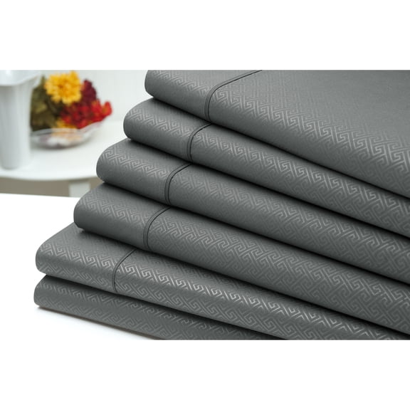 US Army 6 Piece Embossed Greek Key Sheet Set