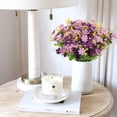 thumbnail image 3 of Sunjoy Tech Daisies Artificial Flowers Fake Colorful Plant Bouquet for Home Table Centerpieces Decoration Wedding Decoration 5 Bouquet, 3 of 5