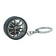 thumbnail image 3 of Llavero de neumático, llavero de llanta, llavero de vehículo, llavero creativo único, piezas de metal para automóvil Negro, 3 of 9