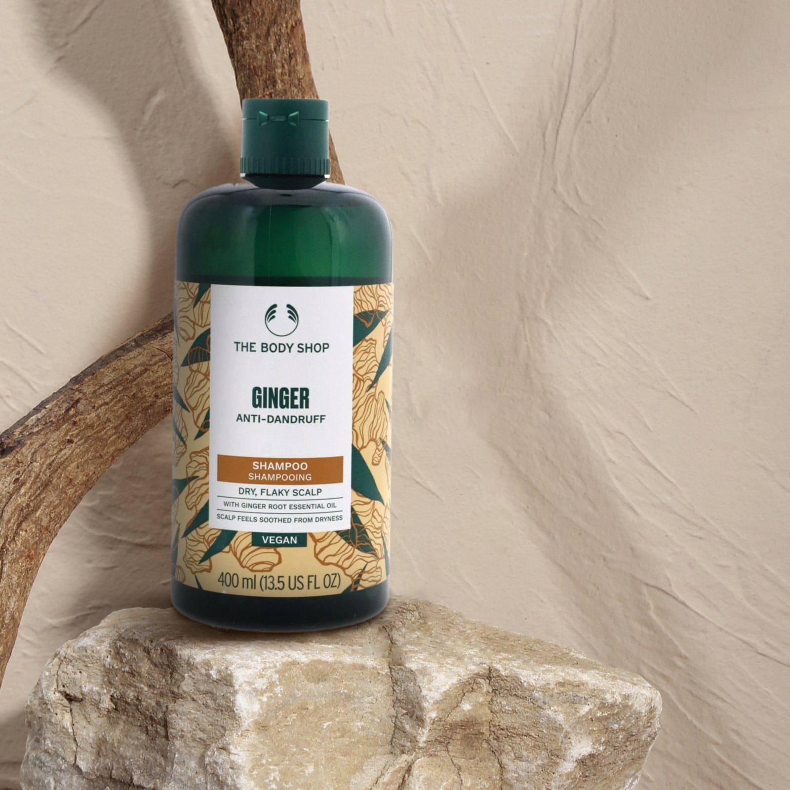 The Body Shop Ginger Scalp Care Shampoo Scalp Anti Shampoo Anti Scalp Repair Anti Itch Oil Control Scalp Refreshing 400ml