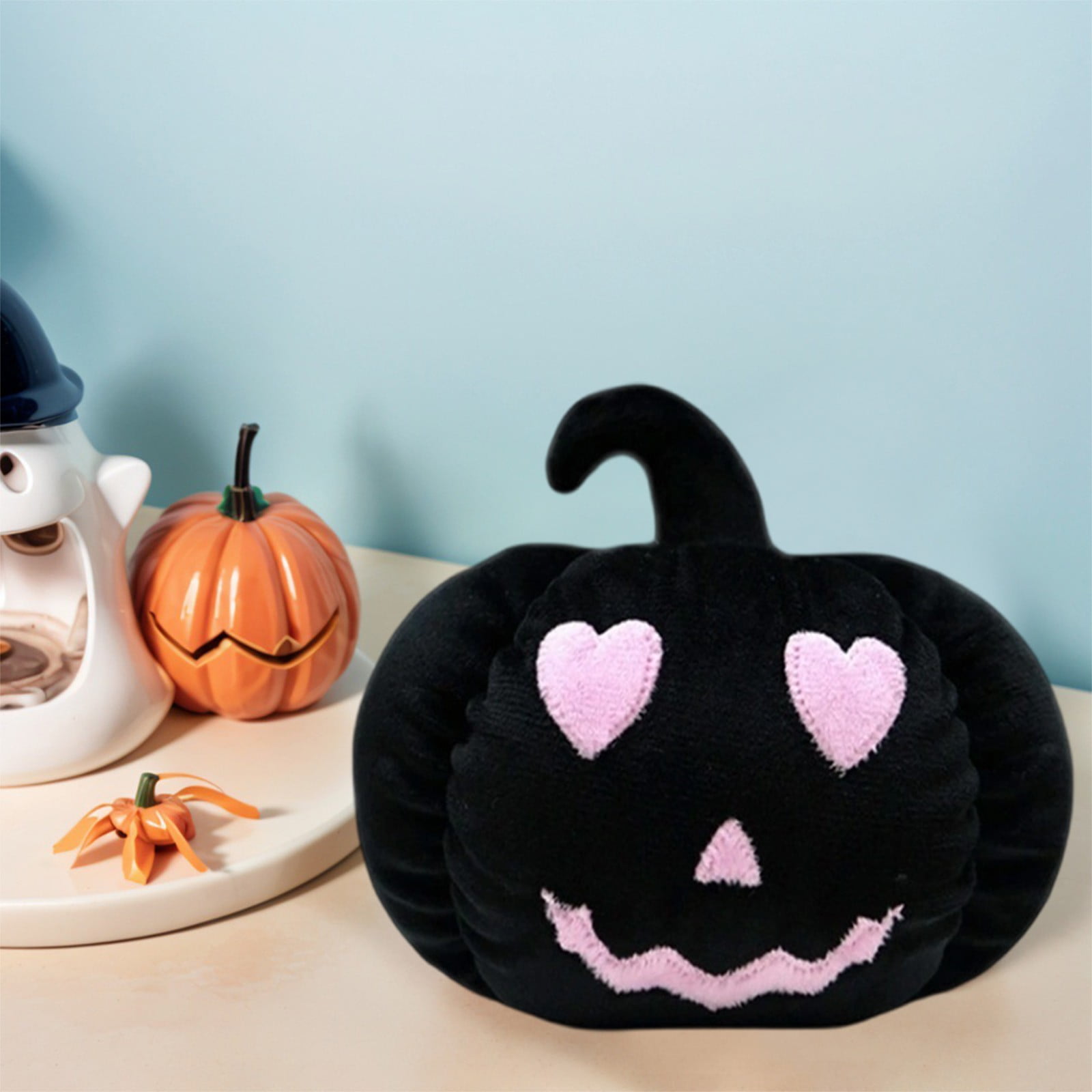 Dessin Animé Souriant Personnage De Citrouille D'halloween | Vecteur
