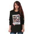 thumbnail image 5 of Betty Boop Christmas Santa Photo Women's Long Sleeve T Shirt Brisco Brands S, 5 of 6