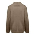 thumbnail image 4 of IROINNID Womens Sweater Turtleneck Pullover Sweater Solid Color Loose Mid-Length Comfy Long Sleeve Sweater, 4 of 9