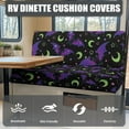 thumbnail image 4 of XYZCANDO Bat Moon Star RV Dinette Cushion Covers Universal Camper Accessories Halloween Comfortable Cushion Covers for Couches and Sofas Soft Sofa Slip Covers for 2 Seat Cushion Couch, 4 of 7