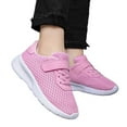 thumbnail image 4 of lnmuld Kids Sneakers Girls Sneakers Lightweight Breathable Mesh Running Shoes for Kids Comfortable Fashion Athletic Footwear Solid Color Design Girl Sneakers Size:8-9 Years, 4 of 9