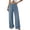 AZ26-Blue, variant on Wide Leg Pants Woman High Smocked Waist Trousers With Pockets Casual Lounge Flowy 2026 Summer Beach Vacation Clothes Complexion XL