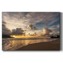 Wexford Home Sunset in Hanalei Bay Premium Gallery Wrapped Canvas, 40" x 60" - Ready to Hang
