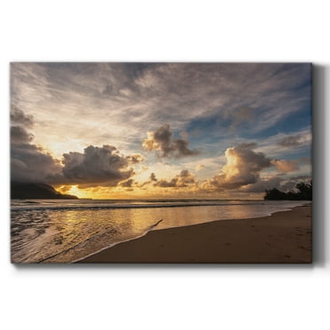 Wexford Home Sunset in Hanalei Bay Premium Gallery Wrapped Canvas, 40" x 60" - Ready to Hang