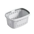 thumbnail image 2 of Plastic Storage Basket | Rectangular Desktop & Cabinet Organizer | Small White & Gray Bathroom Storage Bin | 10x7x5 Inches Home Organization Box, 2 of 6