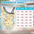 thumbnail image 7 of Uorisanigo Capybara Bee Floral Little Girls One Piece Swimsuits with Adjustable Strap Ruffle Shoulder Bathing Suit Swimwear for Kids Bathing Suit, Size 3-4, 7 of 7