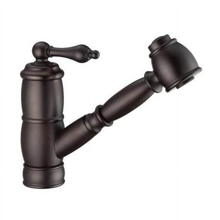 Whitehaus Whkpsl3-2222-Nt Vintage Iii Plus 1.5 GPM Single Hole Pull Out Kitchen Sink