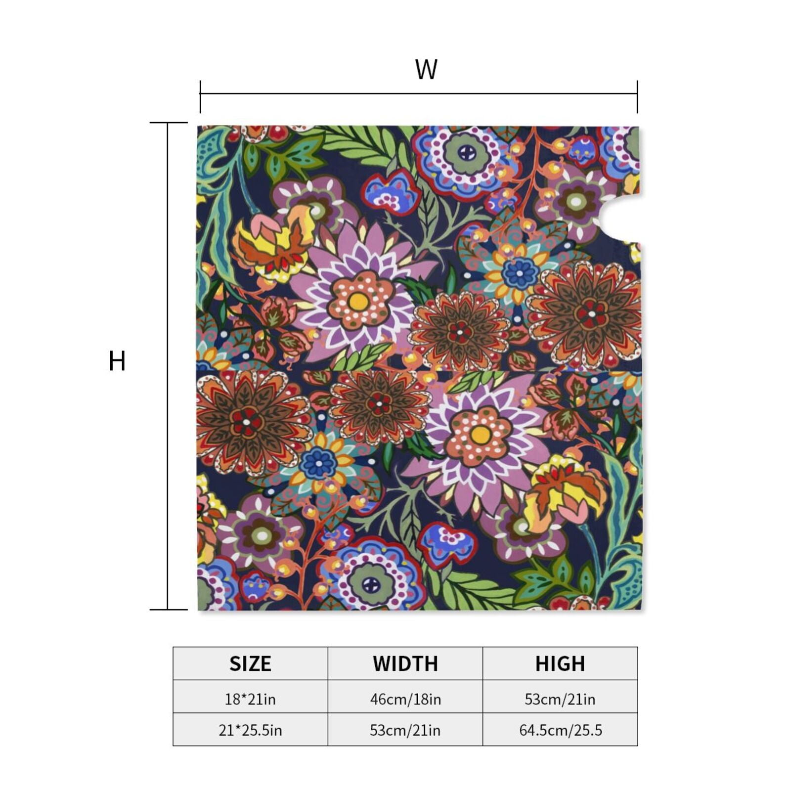 Xecao Vintage Floral for Mailbox Cover with Magnetic Strips, Waterproof and Sunscreen, Adds a Decorative Touch to Your Garden Yard.