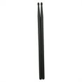 thumbnail image 1 of Nylon Drumsticks Drum Stick with Strong Elasticity Compatible Unbreakable Musical Instrument Handles Drop-shaped for Kids Adults Black, 1 of 9