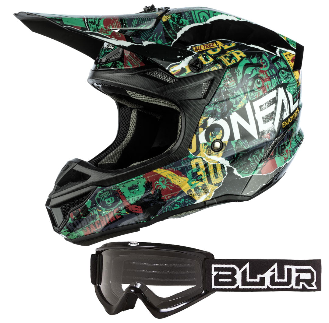2020 O'Neal Adult 3 Series Rancid 2.0 Dirtbike Helmet Offroad ATV