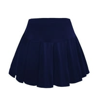 Girls Pleated Tennis Skirt Athletic Skort with Shorts Comfortable Summer Skater Skirt for Kids Casual School Outfit