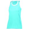 S Girls Crosse Jersey Aqua/White 1679