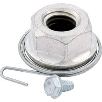 Allstar Performance ALL44108 Lug Nut - Glueless - 5/8-11 in Thread - 1 in Hex Head - 45 Degree Seat - Open End - Hardware/Springs - Steel - Zinc Oxide - Set of 5