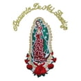 thumbnail image 4 of New Born Baby Boy Teen Christening Baptism Communion Formal White Paisley Suit Silver or Gold Guadalupe on Back SM-20, 4 of 5