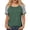 Green #12, variant on WULMLEO Women's Color Block Raglan Sleeve T-Shirt Casual Crew Neck Baseball Tee Soft Lightweight Tops for Summer Daily Wear Pink M