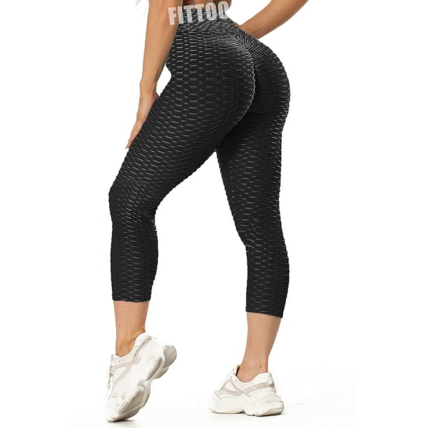 Fittoo Fittoo Women S High Waist Ruched Butt Lifting Yoga Pants Tummy Control Stretchy