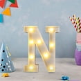 thumbnail image 6 of LED Alphabet Letter Lights for Parties, KT Board Digital Scene Decoration Props, Illuminated Decorative Letters for Birthdays, Weddings, and Kids’ Rooms, Customizable Names and Words, 6 of 6