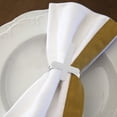 thumbnail image 1 of unbranded 4Ud Para Servilletas En Plata Con Cruzado Para Y Bodas, 1 of 8