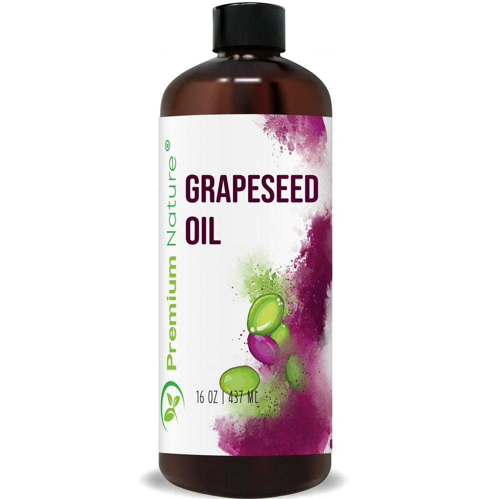 Grapeseed Oil Pure Carrier Oil - Cold Pressed Grape Seed Extract Oil ...