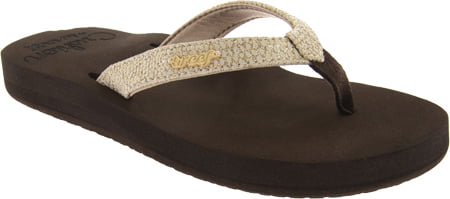 White *New* Women's Shoes Reef Star Cushion Sassy Sandals RF001384 Brown 