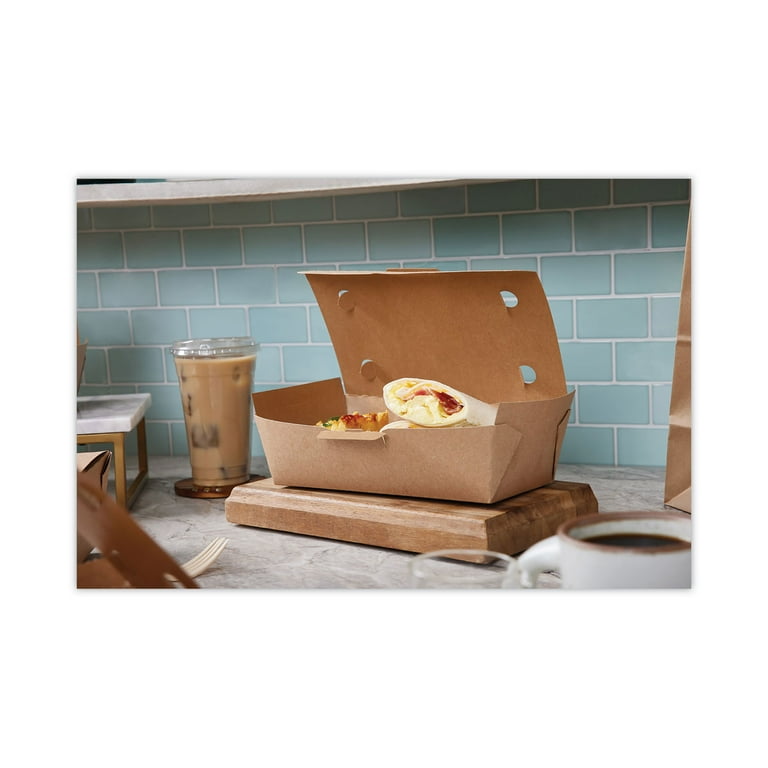 EarthChoice Tamper Evident OneBox Paper Box, 9.04 x 4.85 x 2.75, Kraft, 162/Carton EarthChoice Tamper Evident OneBox Paper Box, 9.04 x 4.85 x 2.75, Kraft, 162/Carton