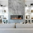 thumbnail image 2 of Litedeer Homes Electric Fireplace Insert ZEF75V Litedeer Latitude Smart linear Electric Fireplace Wifi enabled 65 inch, 2 of 5