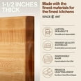 thumbnail image 3 of John Boos R-Board Reversible Wood Cutting Board, 18" x 12" x 1 1/2", Maple, 3 of 9