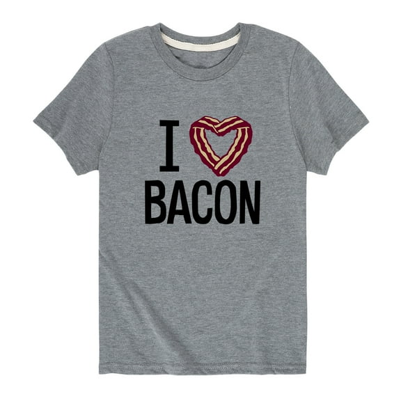 Instant Message - I Love Bacon - Toddler And Youth Short Sleeve T-Shirt
