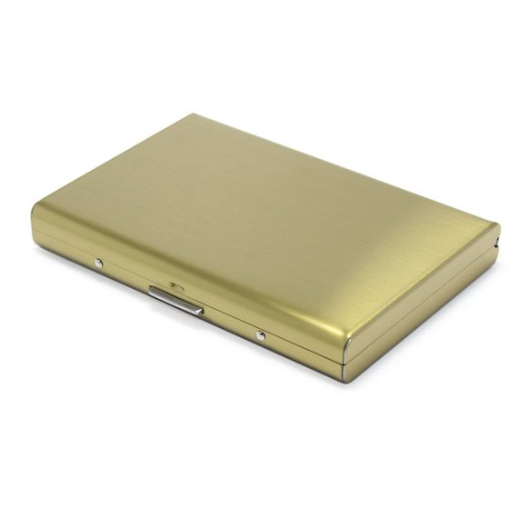 Étui de Jeu en Métal 10 en 1 pour Nintendo, Protecteur de Carte Portable BagTu pour 8 Cartes de Jeu Switch et 2 Cartes Mémoire, Or