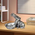 thumbnail image 4 of onlyliua ¡ Ofertas Del Día Liquidación Prime! Estatua de Hipopótamo para El Hogar, Bandeja de Dulces con Boca Grande, Cuenco para Llaves, Decoración de Resina para Sala de Estar, 4 of 7