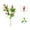 B, variant on Two Fork Artificial Greenery Stem Sprigs, Flexible Faux Plant Branches for DIY Bouquet Home Furnishing Decor