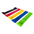 thumbnail image 4 of 5 bandas de resistencia para hacer ejercicio, kit de ejercicio para piernas, glúteos y brazos. Multicolor, 4 of 9