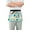 Flamingo Fruits Sun Bird, variant on Sloth and Watermelon Server Apron with 3 Pockets Waterproof Waitress Waist Short Apron for Man Woman 12 Inches