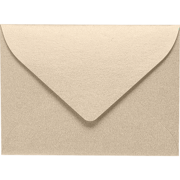 LUXPaper #17 Mini Envelopes, 2 11/16 x 3 11/16, Taupe Metallic, 250/Pack