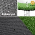 thumbnail image 3 of Moxie Artificial Grass Rug 6FTX15FT Large Indoor/Outdoor 0.4" Synthetic Grass Turf with Drainage Holes for Patios, Lawns, and More, 3 of 7
