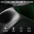 thumbnail image 4 of Huracan PU Leather Gaming Chair for Adult High Back Video Game Chair Ergonomic Adjustable Height Gamer Chair with Footrest and Massage Lumbar Cushion Racing Office Chair,Black+Green, 4 of 10
