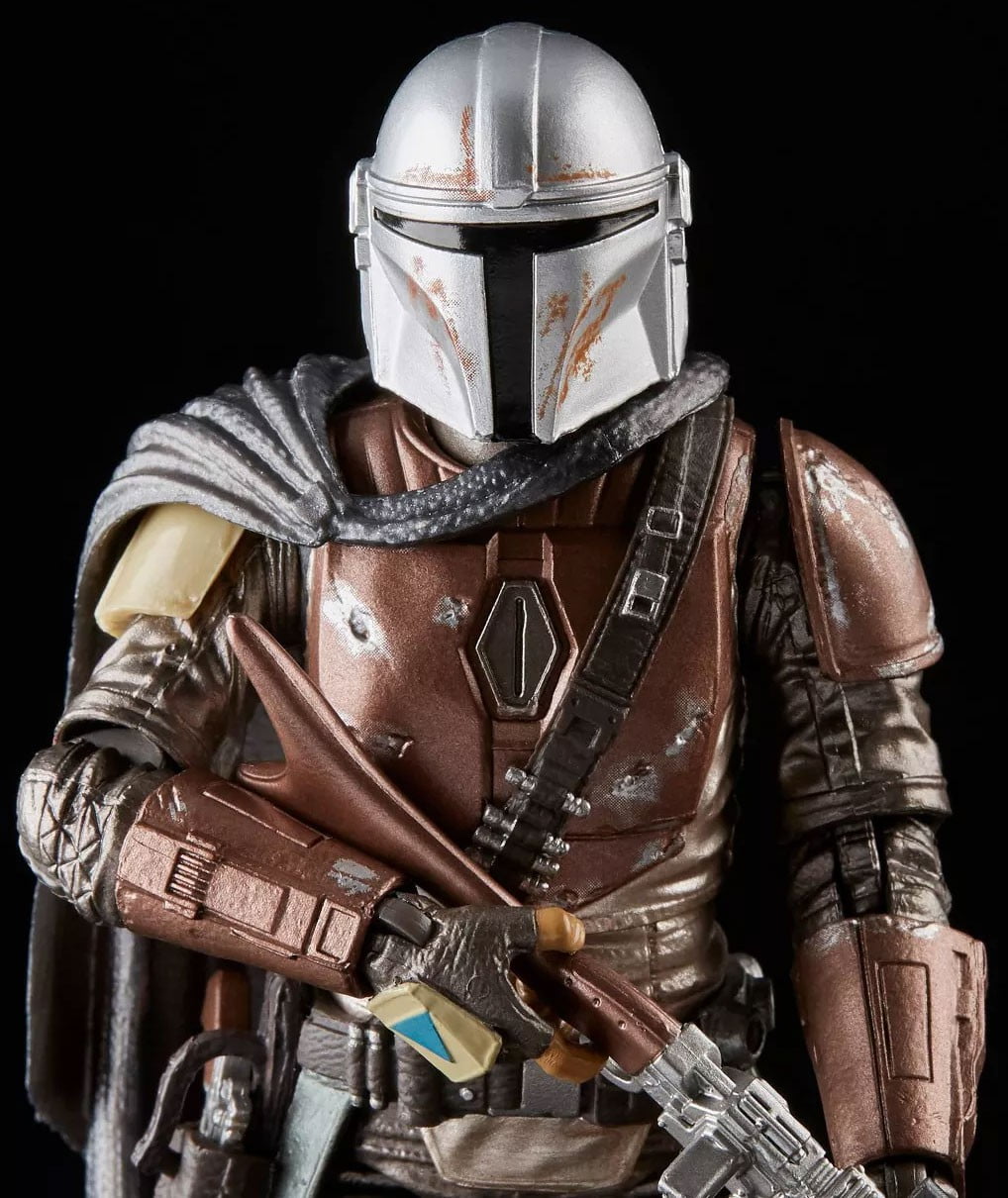carbonized mandalorian figure