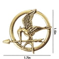 thumbnail image 2 of Brooch or necklace The Katniss Everdeen Cosplay Prop Rep Mockingjay, 2 of 5